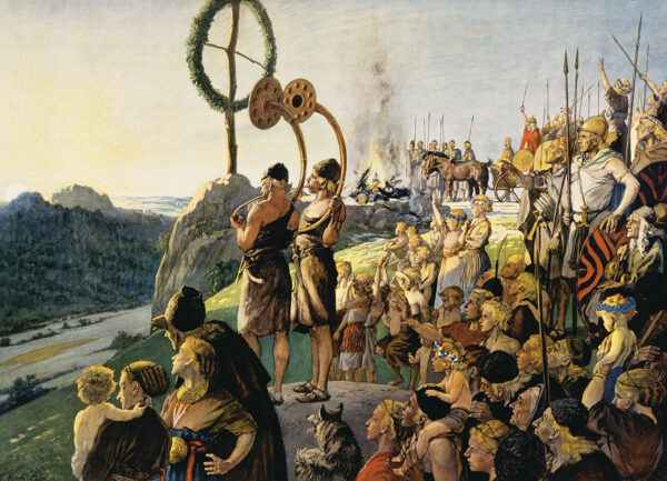 Art print - germanic solstice celebration - Image 2
