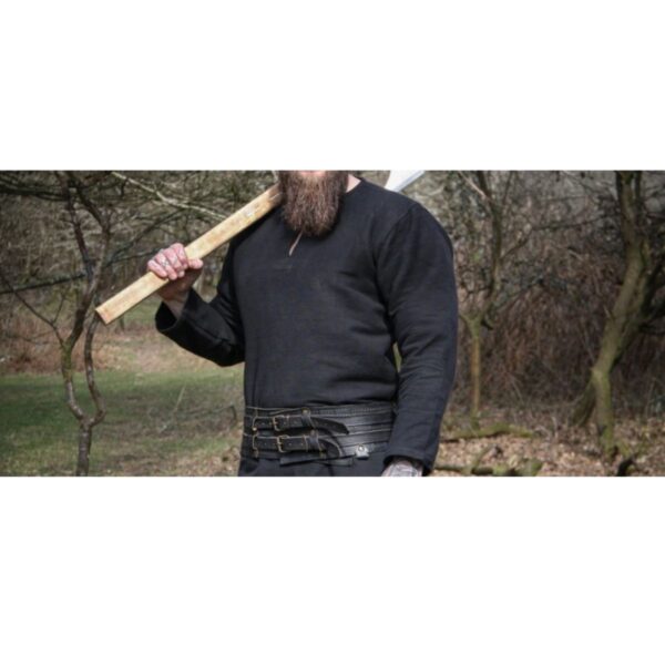 Germanic tunic black - ancient european clothes - Image 2