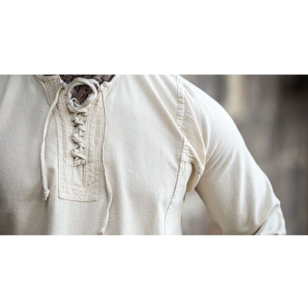 Traditional european shirt for men - natural - Image 2