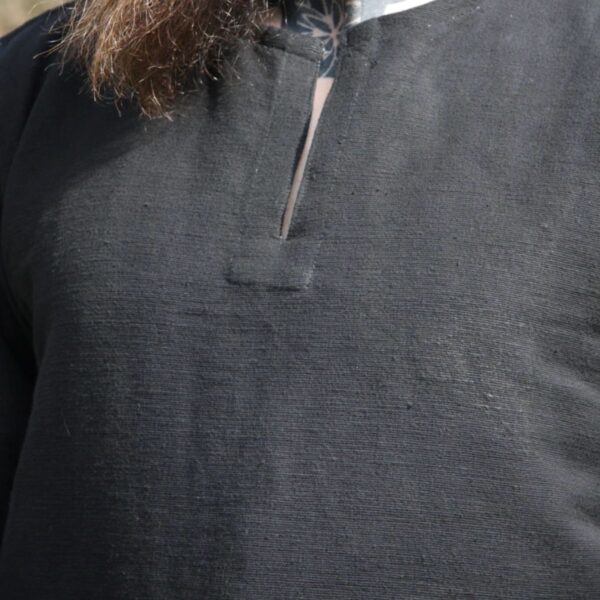 Germanic tunic black - ancient european clothes - Image 3