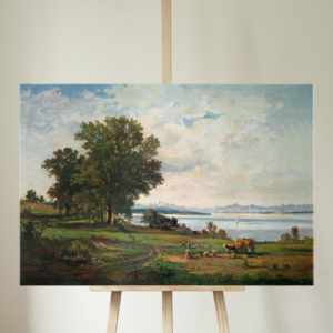Art print from Germany - "Kornernte am Starnberger See" - Fritz Halberg Kraus