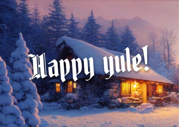 "Happy yule" postcards - Image 2