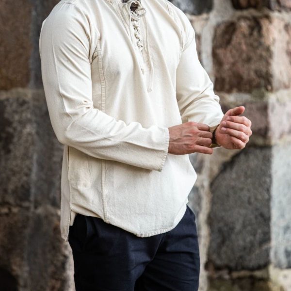 Traditional european shirt for men – natural