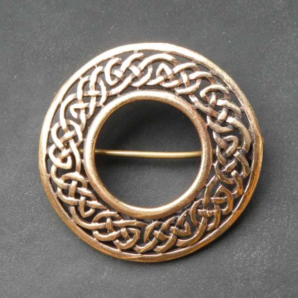 Celtic brooch bronze garment pin – ancient europe jewlery