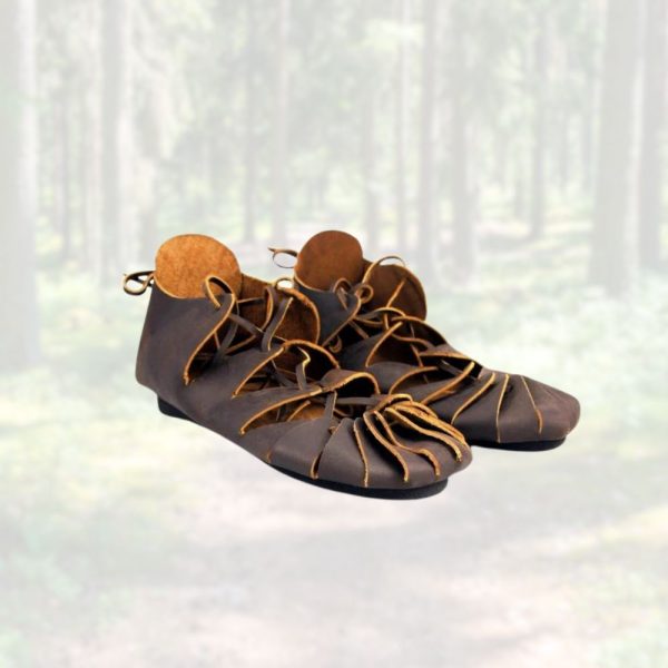 Germanic drawstring shoes