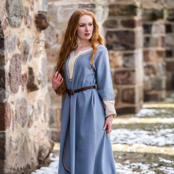 Traditional nordic dress lightblue